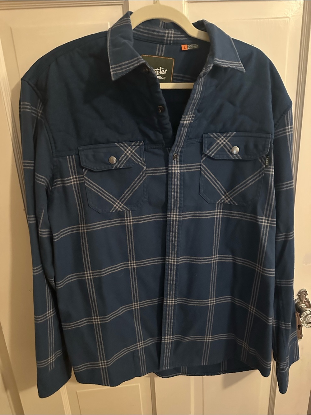 Howler Brothers Flannel Quilted Shirt - Size Large